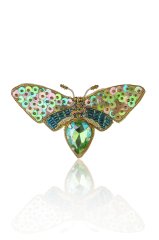 Kelebek Broş Yeşil