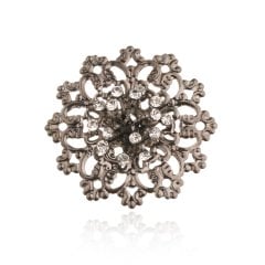 Broş Beyaz KRSTL-2022-2260