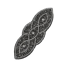 Taşlı Tekstil Aksesuarı KRSTL-2022-2103