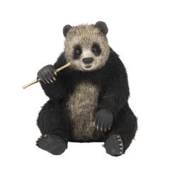 Pirinç Kürklü Panda Heykeli