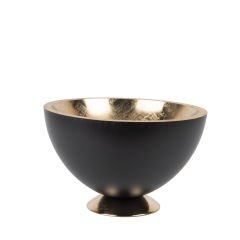 Kadus Ahşap Gövdeli Pirinç Ayaklı Dekoratif Servis Kasesi