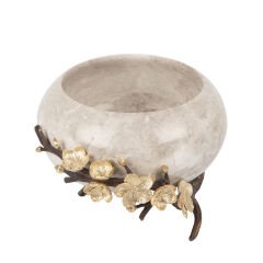 Marina Pirinç ve Mermer Dekoratif Kase