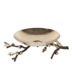 Kadus Pirinç Dekoratif Servis Kasesi