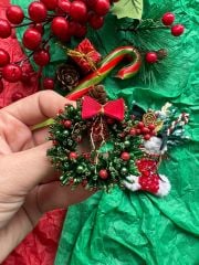 Yeni Yıl Kapı Süsü Broş